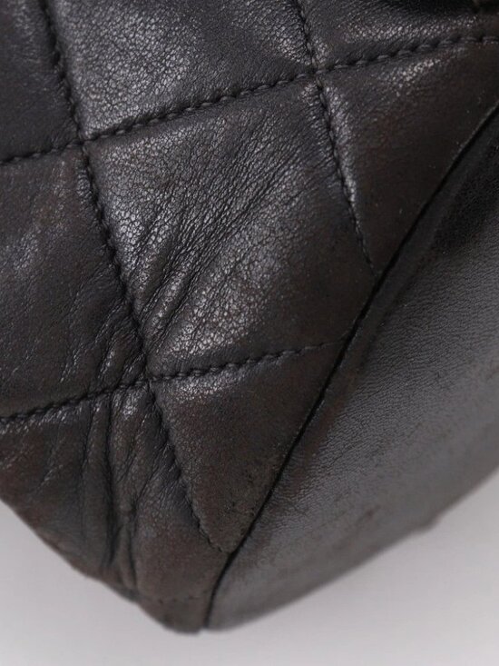 CHANEL Matelasse Backpack Daypack A10177 ChainBackpack COCO Mark black main image 11